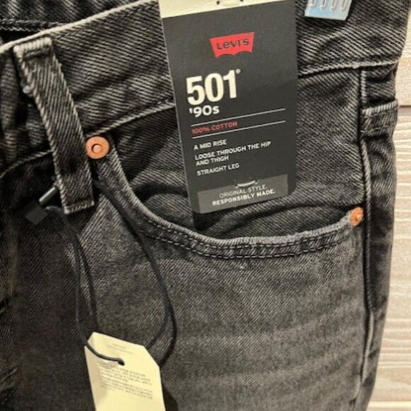Levi's Denim - Levi's 501 90s  jeans black, 26x30, NWT